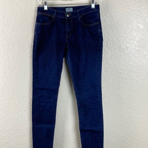 Fossil Women's Blue Skinny Jeans Sz 27 Inseam 30 - Picture 2 of 11